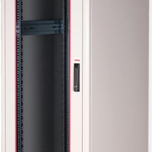 Roline Basic - Schrank Netzwerkschrank - Glas Tür - Hellgrau, RAL 7035 - 42HE - 48.3 cm (19") (26.21.0043)