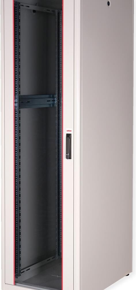 Roline Basic - Schrank Netzwerkschrank - Glas Tür - Hellgrau, RAL 7035 - 42HE - 48.3 cm (19") (26.21.0043)