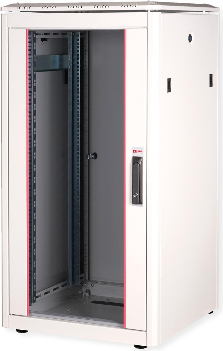 Roline Pro - Schrank Netzwerkschrank - Hellgrau, RAL 7035 - 22U - 48.3 cm (19") (26.21.0049)