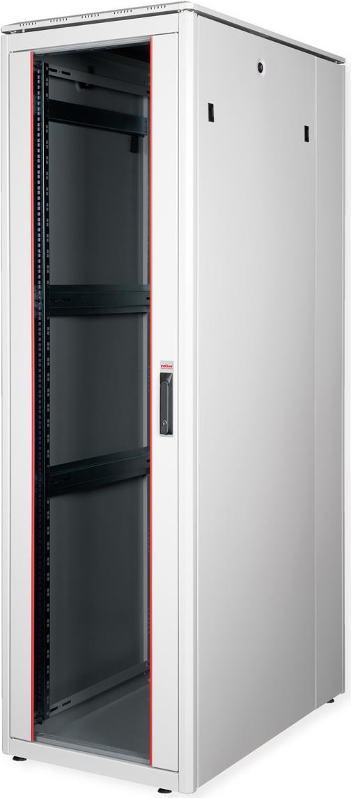 Roline Pro - Schrank Netzwerkschrank - Hellgrau, RAL 7035 - 42HE - 48.3 cm (19") (26.21.0061)