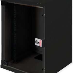 Roline Basic - Schrank Netzwerkschrank - 312 x 300 mm (B x T) - geeignet für Wandmontage - Schwarz, RAL 9005 - 9U - 25.4 cm (10") (26.21.0194)