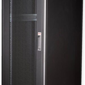 Roline Basic - Schrank Netzwerkschrank - perforierte Tür - Jet Black, RAL 9005 - 42HE - 48.3 cm (19") (26.21.0210)