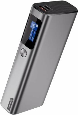 ALOGIC Ruck - Powerbank - 20000 mAh - 130 Watt - 3 A - 3 Ausgabeanschlussstellen (24 pin USB-C, USB) - Silber, Schwarz (R20KPB130W)
