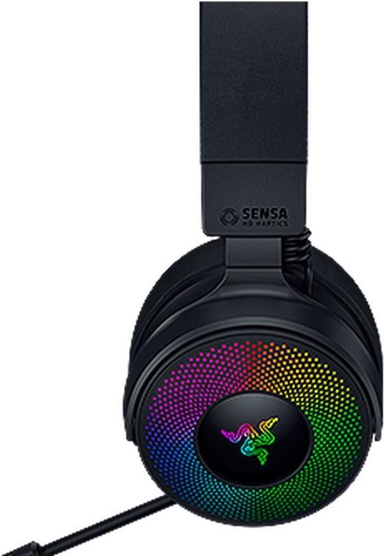 Razer Kraken V4 PRO - Headset - ohrumschließend - Bluetooth / 2,4 GHz Funkfrequenz - kabellos, kabelgebunden - USB-A, 3,5 mm Stecker (RZ04-05160100-R3M1)