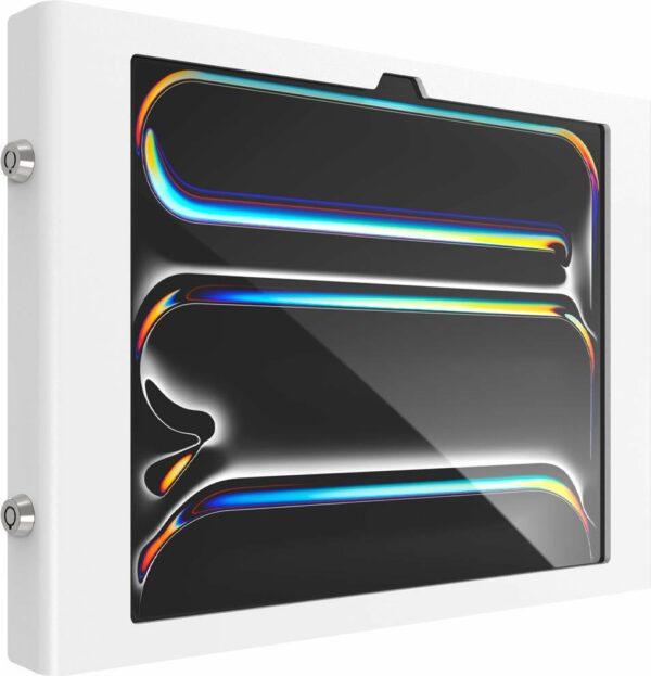 Compulocks iPad Pro M4 13" (2024), Apex Secured Enclosure Wall Mount - Gehäuse - für Tablett - gesichert - verriegelbar - Metallrahmen - weiß - Bildschirmgröße: 33,02 cm (13") - Wandmontage - für Apple 13-inch iPad Pro Wi-Fi (M4) (13PAPX4W)