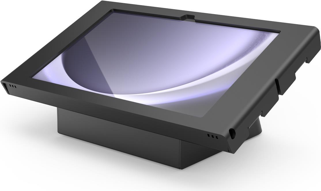 Compulocks Galaxy Tab S9+/S9FE+ 12,4" Apex Enclosure AV Conference Capsule Black - Befestigungskit (Gehäuse, Kapsel) - für Tablett - verriegelbar - Metallrahmen - Schwarz - Bildschirmgröße: 31,5 cm (12,4") - Tischmontage, Wandmontage - für Samsung Galaxy Tab S9 FE+ (341B124GAPXB)