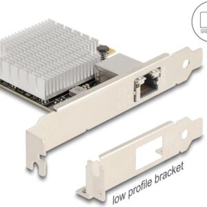Delock PCI Express x4 Netzwerk Karte 10 Gigabit LAN 1 x RJ45 AQC107S (90758)
