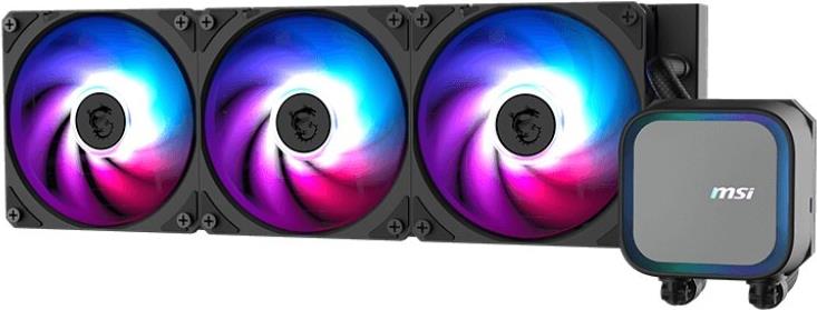 MSI MAG CORELIQUID A13 360 - Prozessor-Flüssigkeitskühlsystem - Kühlergröße: 360 mm - (für: LGA1150, LGA1151, LGA1155, LGA1156, LGA1200, LGA1700, LGA1851, AM5, AM4) - Kupfer - 120 mm (306-7ZWDA11-L80)