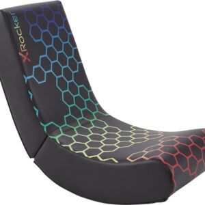 X Rocker Neo Hex Edition - Konsolen-Gamingstuhl - Gepolsterter - ausgestopfter Sitz - Gepolsterte - ausgestopfte Rückenlehne - Schwarz - Kunstleder - Schaum - Polyurethan - Schwarz (5130201)