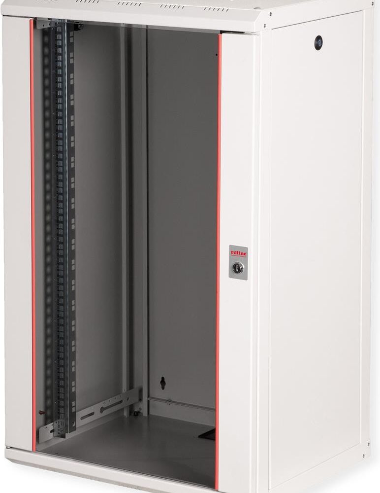 Roline Pro - Schrank Netzwerkschrank - 600 x 450 mm (T x B) - geeignet für Wandmontage - RAL 7035, Hellgrau - 20U - 48.3 cm (19") (26.21.0008)