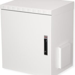Roline Pro - Schrank Netzwerkschrank - außen, 600 x 450 mm (B x T) - geeignet für Wandmontage - RAL 7035, Hellgrau - 12U - 48.3 cm (19") (26.21.0086)
