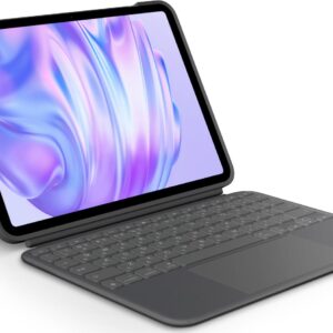 Logitech Combo Touch - Tastatur und Foliohülle - mit Trackpad - hinterleuchtet - Apple Smart connector - QWERTZ - Schweiz - Graphite - für Apple 11-inch iPad Pro M4 Wi-Fi, M4 Wi-Fi + Cellular (920-012769)
