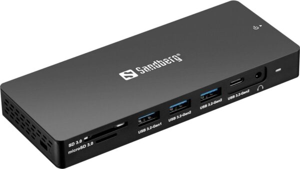 Sandberg 13-in-1 Pro - Dockingstation - USB-C - DP, 2 x HDMI - 1GbE (136-61)