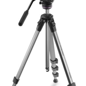 Hama Dreibeinstativ PRO Move 160 2D+, Videostativ für Kamera und Handy, 160cm (00004668)
