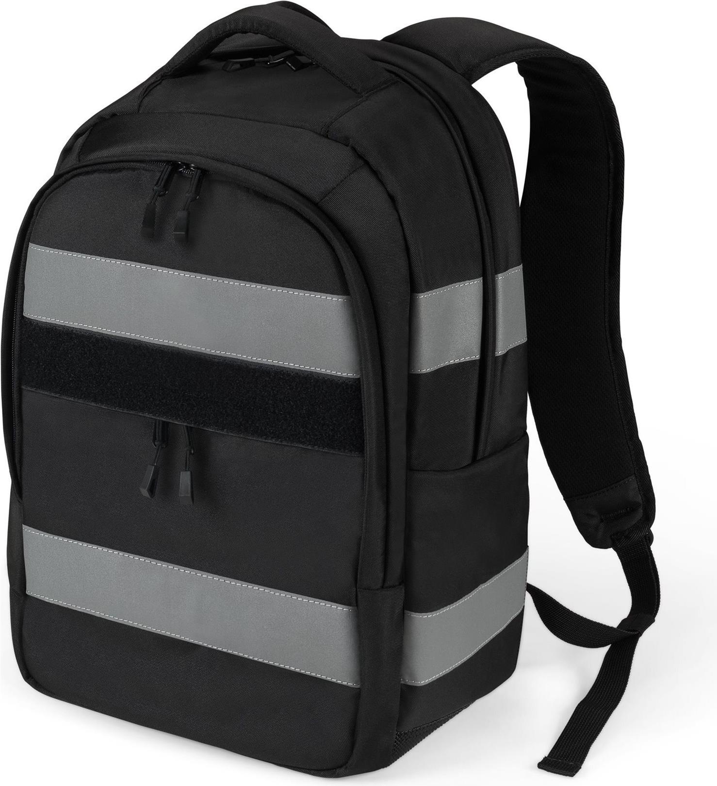 DICOTA Reflective - V2 - Rucksack - Thermoplastisches Polyurethan (TPU), 600D RPET - Schwarz - 15,6" (P20471-03-V2)