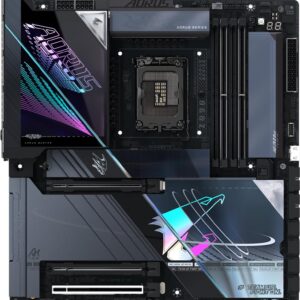 GIGABYTE AORUS Z890 MASTER AI TOP - Motherboard - E-ATX - LGA1851-Sockel - Z890 Chipsatz - USB4, USB-C, USB 3,2 Gen 2, USB 3,2 Gen 1 - 2 x 2,5 Gigabit LAN, Bluetooth, Wi-Fi 7 - Onboard-Grafik (CPU erforderlich) - HD Audio (8-Kanal) (Z890 A MASTER AI TOP)