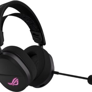 ASUS ROG Pelta - Headset - ohrumschließend - Bluetooth / 2,4 GHz Funkfrequenz - kabellos - Schwarz (90YH0410-BHUA00)