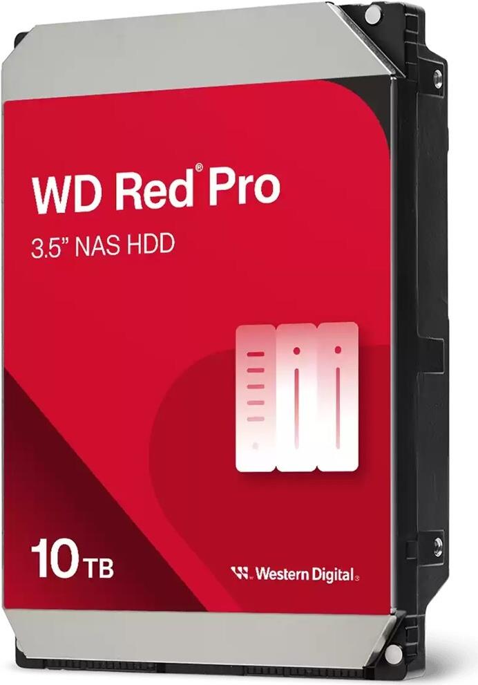 WD Red Pro WD103KFBX - Festplatte - Enterprise - 10TB - intern - 3,5" (8,9 cm) - SATA 6Gb/s - 7200 rpm - Puffer: 512MB (WD103KFBX)