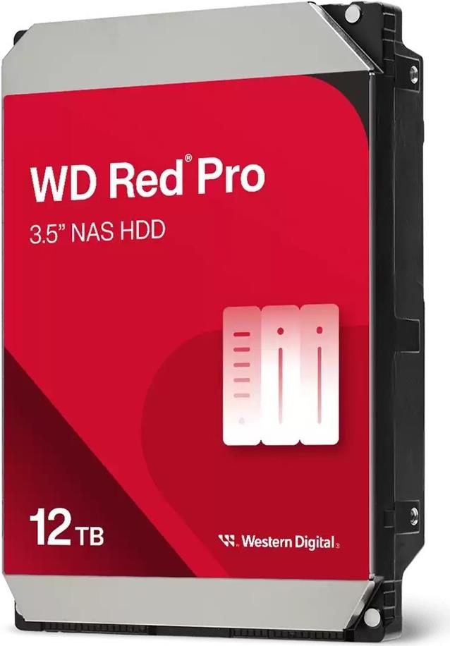 WD Red Pro WD122KFBX - Festplatte - Enterprise - 12TB - intern - 3,5" (8,9 cm) - SATA 6Gb/s - 7200 rpm - Puffer: 512MB (WD122KFBX)