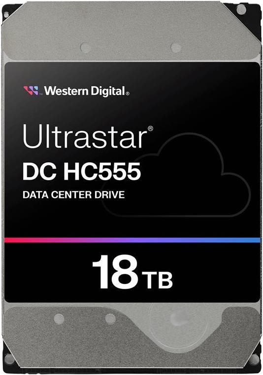 WD Ultrastar DC HC555 - Festplatte - Datencenter - 18TB - intern - 3,5" (8,9 cm) - SATA 6Gb/s - 7200 rpm - Puffer: 512MB (0B48723)