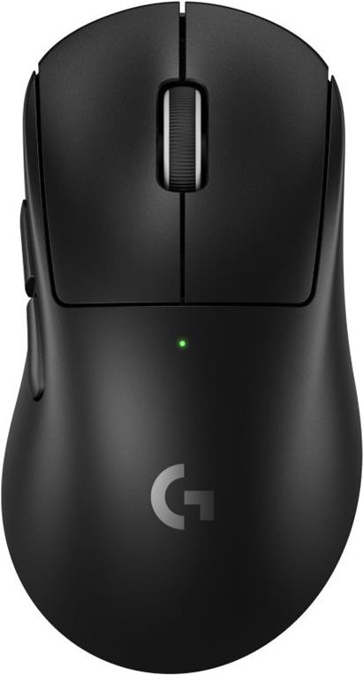 Logitech G PRO X SUPERLIGHT 2 DEX - Maus - ergonomisch - Für Rechtshänder - optisch - 5 Tasten - kabellos, kabelgebunden - 2,4 GHz, USB - Schwarz (910-007357)