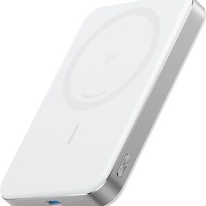 Anker MagGo - Induktive Power Bank - 10000 mAh - 30 Watt - PD (24 pin USB-C) - auf Kabel: USB-C - weiß (A1664H21)