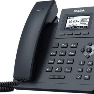 Yealink SIP-T31G - VoIP-Telefon mit Rufnummernanzeige - fünfwegig Anruffunktion - SIP, SIP v2, SRTP - 2 Leitungen - Classic Gray (1301044)