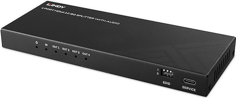 Lindy 4 Port HDMI 8K60 Splitter mit Audio (38535)