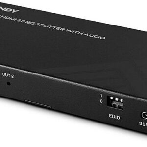 Lindy 2 Port HDMI 8K60 Splitter mit Audio (38534)