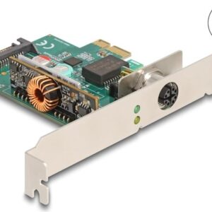Delock PCI Express x1 Netzwerkkarte 2,5 Gigabit LAN 1 x M12 PoE+ (90760)
