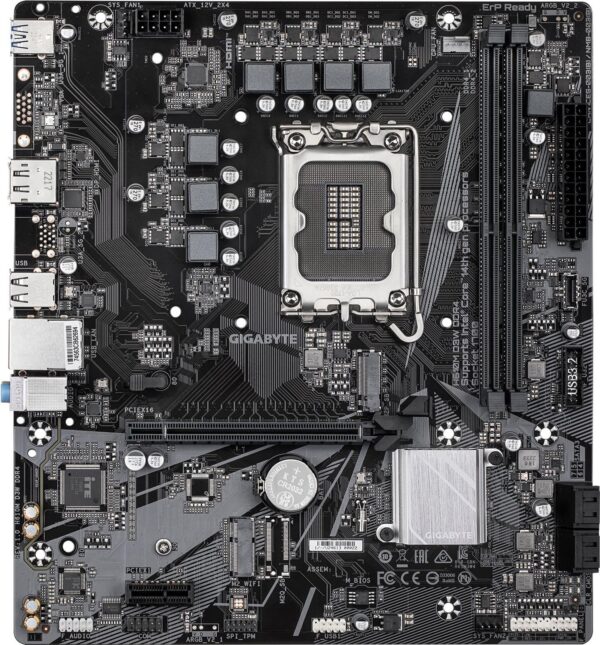 Gigabyte H610M D3W DDR4 - 1,0 - Motherboard - micro ATX - LGA1700-Sockel - H610 Chipsatz - USB-C 3,2 Gen 1, USB 3,2 Gen 1 - Gigabit LAN - Onboard-Grafik (CPU erforderlich) - HD Audio (8-Kanal) (H610M D3W DDR4)