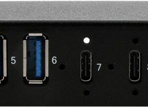 EXSYS GmbH 10-Port USB 3.2 Gen 2x1 Metall HUB, 4x USB-C + 6x USB-A (EX-12290HMS)