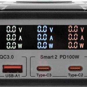 EXSYS GmbH Multiport High Power Ladestation 260W, schwarz (EX-1107)