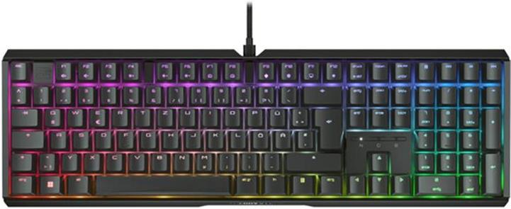 CHERRY XTRFY MX 3,1 - Tastatur - 100% - full size - Hintergrundbeleuchtung - USB-C - QWERTY - USA - Tastenschalter: CHERRY MX2A Brown - Schwarz (G80-3890HIAUS-2)