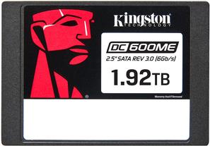 Kingston DC600ME - SSD - Mixed Use - verschlüsselt - 1,92TB - intern - 2,5" (6,4 cm) - SATA 6Gb/s - 256-Bit-AES - TCG Opal Encryption 2,0 (SEDC600ME/1920G)