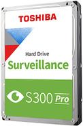 TOSHIBA S300 PRO SURVEILLANCE 10TB BULK 3.5 SATA HDD 7200 RPM 512MB CMR (MD10ADA10TV)