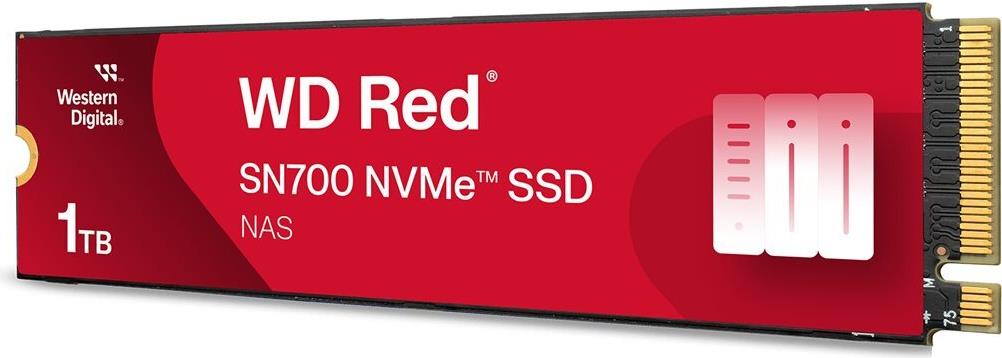 QNAP WD Red SN700 - SSD - 1 TB - intern - M.2 2280 - PCIe (NVMe) (79700-T00101WD01-RS)