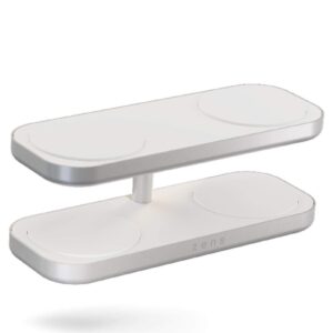 Zens Aluminium Series Quattro Wireless Charger Pro 4 mit Netzteil 65W § 4x 15W § Qi2 § weiß § ZEQC01W/00 (ZEQC01W/00)