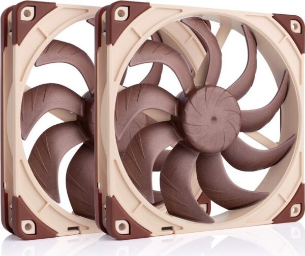 Noctua NF-A14X25 G2 PWM SX2-PP - Gehäuselüfter - 140 mm (Packung mit 2) (NF-A14X25 G2 PWM SX2-PP)