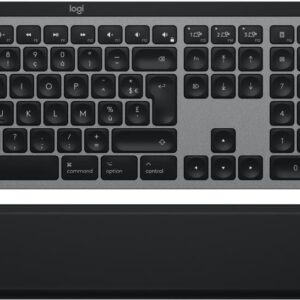 Logitech Master Series MX Keys S Combo for Mac - Tastatur-und-Maus-Set - full size - hinterleuchtet - kabellos - Bluetooth LE - AZERTY - Französisch - Space-grau (920-012841)