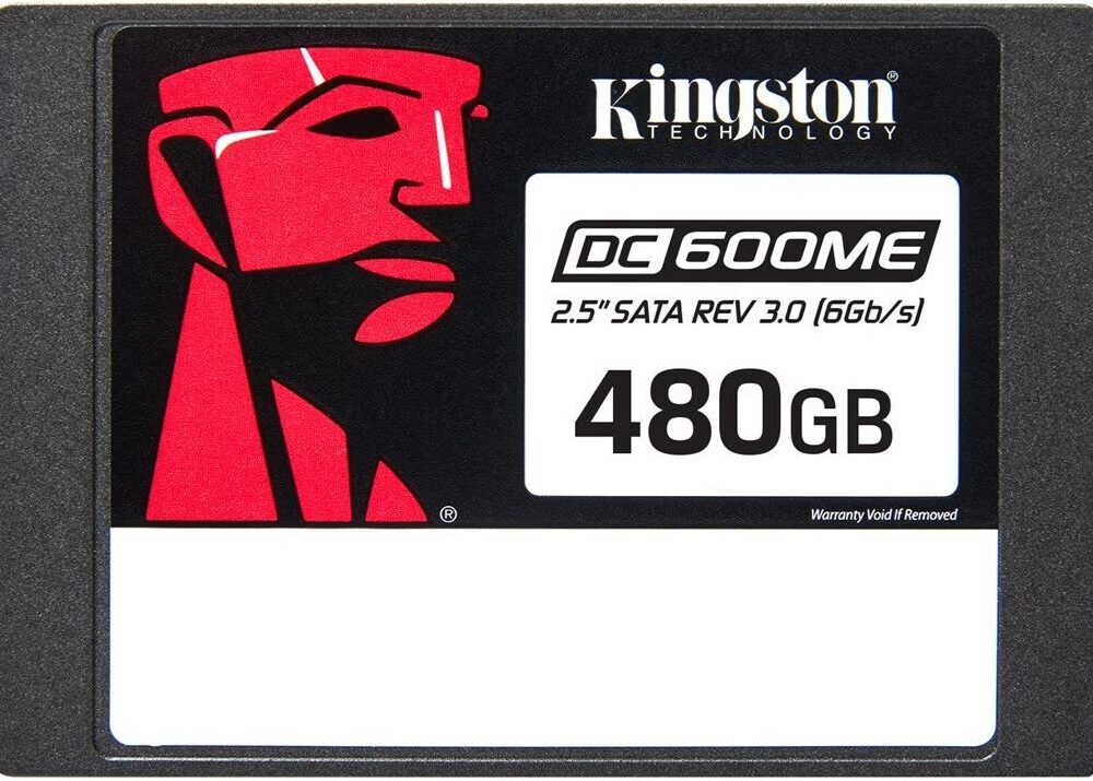 Kingston DC600ME - SSD - Mixed Use - verschlüsselt - 480GB - intern - 2,5" (6,4 cm) - SATA 6Gb/s - 256-Bit-AES - TCG Opal Encryption 2,0 (SEDC600ME/480G)