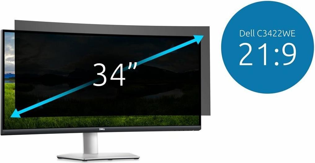Kensington - Blickschutzfilter für Bildschirme - 2-Wege - entfernbar - 86.36 cm (34") (628903)