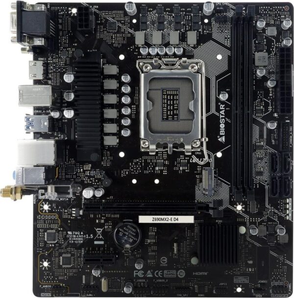 Biostar Z690MX2-E D4 (Z690,S1700,mATX,DDR4) (Z690MX2-E D4)