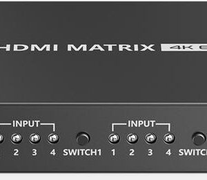 VALUE 4K HDMI Matrix Switch, 4 x 4, mit Fernbedienung (14.99.3593)