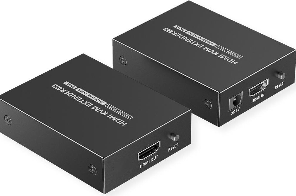 VALUE KVM Verlängerung über Kat.6/6A, HDMI 4K30, max. 40m (14.99.3043)