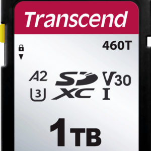 Transcend 460T - Flash-Speicherkarte - 1TB - A2 / Video Class V30 / UHS-I U3 - SDXC UHS-I (TS1TSDC460T-VS1)