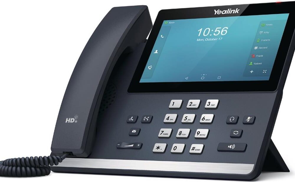 Yealink T67LTE - VoIP-Telefon - mit Bluetooth-Schnittstelle mit Rufnummernanzeige/Anklopffunktion - IEEE 802,11a/b/g/n/ac (Wi-Fi) - Sechsweg Anruffunktion - SIP, SIP v2 - Classic Gray (1301197)