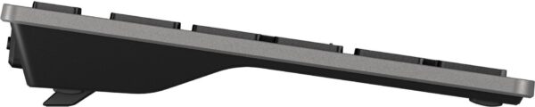 HP 720 - Tastatur - multi-device, rechargeable, powered by SuperCapacitor, 22 programmable keys - full size - kabellos - 2,4 GHz, Bluetooth - QWERTZ - Deutsch - Dämmerungsschwarz (9T5B1AA#ABD)