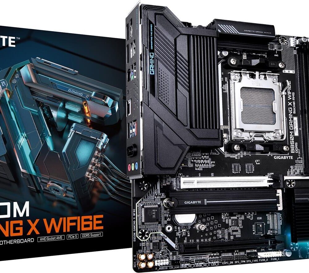 Gigabyte B850M GAMING X WF6E mATX Mainboard - AM5 - DDR5 (B850M GAMING X WF6E)