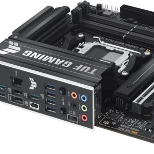 ASUS TUF GAMING B850-PLUS WIFI - Motherboard - ATX - Socket AM5 - AMD B850 Chipsatz - USB-C 3,2 Gen 2x2, USB-C 3,2 Gen2, USB 3,2 Gen 2, USB 3,2 Gen 1 - 2,5 Gigabit LAN, Wi-Fi 7, Bluetooth - Onboard-Grafik (CPU erforderlich) - HD Audio (8-Kanal) (90MB1J30-M0EAY0)